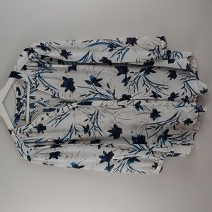 NYDJ Size XL 3/4 sleeve floral flowy blouse